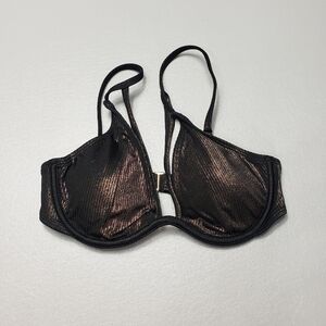 3/$15 express glitter bikini top women's size small